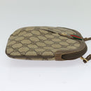 GUCCI GG Supreme Web Sherry Line Bag PVC Beige Gold 904 02 047 Auth ep9738-4