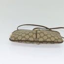 GUCCI GG Supreme Web Sherry Line Bag PVC Beige Gold 904 02 047 Auth ep9738-5