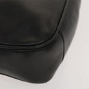 GUCCI Bamboo Hand Bag Leather Black Gold 001 2113 1638 Auth ep9740-11