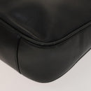 GUCCI Bamboo Hand Bag Leather Black Gold 001 2113 1638 Auth ep9740-12