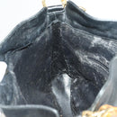 GUCCI Bamboo Hand Bag Leather Black Gold 001 2113 1638 Auth ep9740-15