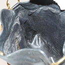 GUCCI Bamboo Hand Bag Leather Black Gold 001 2113 1638 Auth ep9740-16