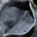 GUCCI Bamboo Hand Bag Leather Black Gold 001 2113 1638 Auth ep9740-18