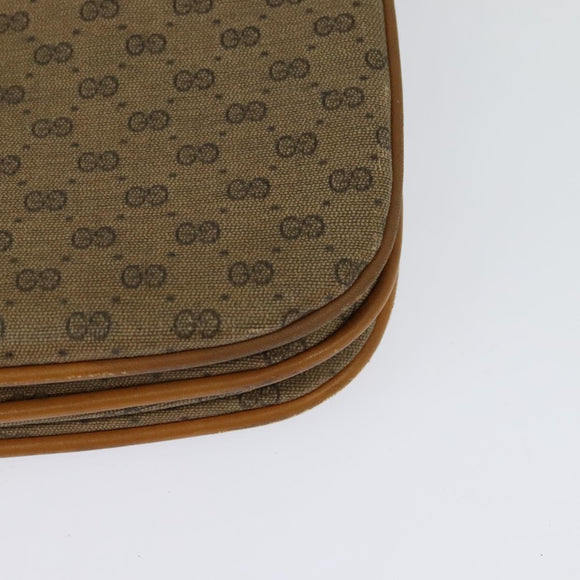 GUCCI Micro GG Supreme Shoulder Bag PVC Beige Gold 004 106 0024 Auth ep9743