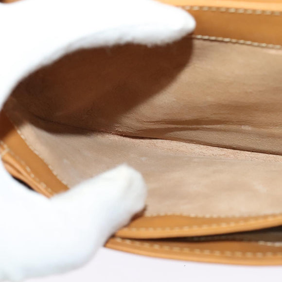 GUCCI Micro GG Supreme Shoulder Bag PVC Beige Gold 004 106 0024 Auth ep9743