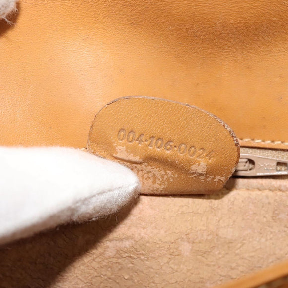 GUCCI Micro GG Supreme Shoulder Bag PVC Beige Gold 004 106 0024 Auth ep9743