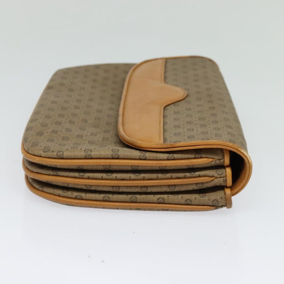 GUCCI Micro GG Supreme Shoulder Bag PVC Beige Gold 004 106 0024 Auth ep9743