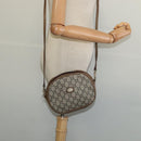 GUCCI GG Plus Supreme Shoulder Bag PVC Beige Gold Auth ep9746-19