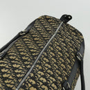 Christian Dior Trotter Canvas Boston Bag Navy Silver Auth ep9747-6