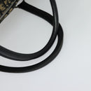 Christian Dior Trotter Canvas Boston Bag Navy Silver Auth ep9747-7