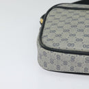 GUCCI Micro GG Supreme Shoulder Bag PVC Navy Gold 007 904 0095 Auth ep9748-9
