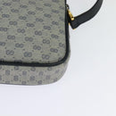 GUCCI Micro GG Supreme Shoulder Bag PVC Navy Gold 007 904 0095 Auth ep9748-16