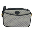 GUCCI Micro GG Supreme Shoulder Bag PVC Navy Gold 007 904 0095 Auth ep9748-13