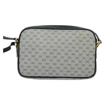 GUCCI Micro GG Supreme Shoulder Bag PVC Navy Gold 007 904 0095 Auth ep9748 - 0