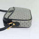 GUCCI Micro GG Supreme Shoulder Bag PVC Navy Gold 007 904 0095 Auth ep9748-3