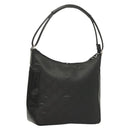 GUCCI GG Canvas Shoulder Bag Nylon Outlet Black Silver 77112 3444 Auth ep9749-1
