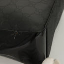 GUCCI GG Canvas Shoulder Bag Nylon Outlet Black Silver 77112 3444 Auth ep9749-10