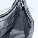 GUCCI GG Canvas Shoulder Bag Nylon Outlet Black Silver 77112 3444 Auth ep9749-18