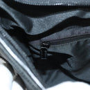 GUCCI GG Canvas Shoulder Bag Nylon Outlet Black Silver 77112 3444 Auth ep9749-20