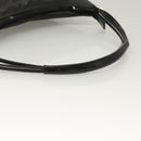 GUCCI GG Canvas Shoulder Bag Nylon Outlet Black Silver 77112 3444 Auth ep9749-7