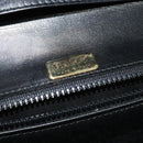 BALLY Shoulder Bag Leather Black Gold Auth ep9750-11