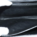 BALLY Shoulder Bag Leather Black Gold Auth ep9750-12