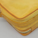 LOUIS VUITTON Monogram Vernis Wooster Bag Lime Yellow M91075 LV Auth ep9753-16
