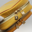 LOUIS VUITTON Monogram Vernis Wooster Bag Lime Yellow M91075 LV Auth ep9753-10