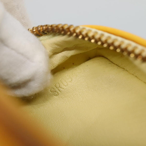 LOUIS VUITTON Monogram Vernis Wooster Bag Lime Yellow M91075 LV Auth ep9753