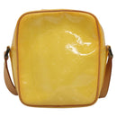 LOUIS VUITTON Monogram Vernis Wooster Bag Lime Yellow M91075 LV Auth ep9753-2
