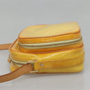 LOUIS VUITTON Monogram Vernis Wooster Bag Lime Yellow M91075 LV Auth ep9753-3