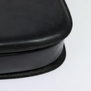 GUCCI Shoulder Bag Leather Black Gold Auth ep9755-16