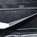 GUCCI Shoulder Bag Leather Black Gold Auth ep9755-12