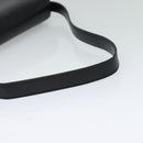 GUCCI Shoulder Bag Leather Black Gold Auth ep9755-7