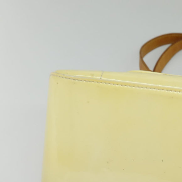 LOUIS VUITTON Monogram Vernis Rosewood Avenue Hand Bag Perle M93508 Auth ep9757