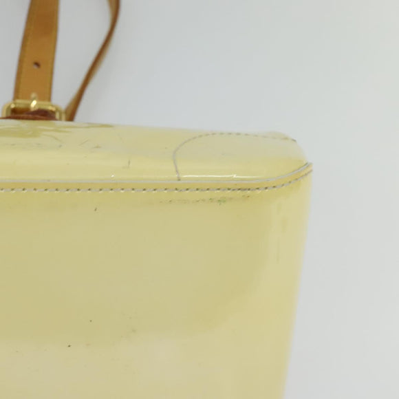 LOUIS VUITTON Monogram Vernis Rosewood Avenue Hand Bag Perle M93508 Auth ep9757