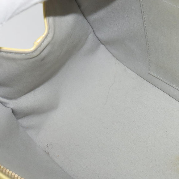 LOUIS VUITTON Monogram Vernis Rosewood Avenue Hand Bag Perle M93508 Auth ep9757