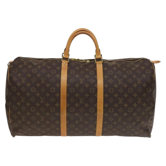 LOUIS VUITTON Monogram Keepall 60 Boston Bag M41422 LV Auth ep9763
