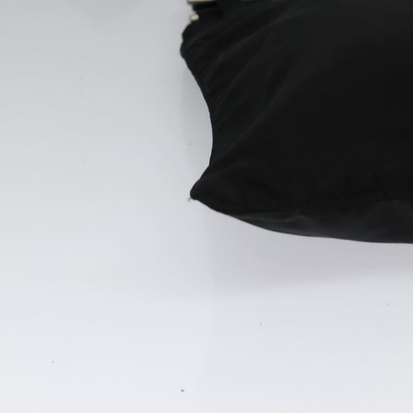 PRADA Shoulder Bag Nylon Black Silver Auth ep9765