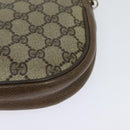 GUCCI GG Supreme Shoulder Bag PVC Beige Gold Auth ep9768-16