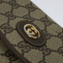 GUCCI GG Supreme Shoulder Bag PVC Beige Gold Auth ep9768-10