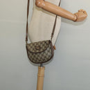 GUCCI GG Supreme Shoulder Bag PVC Beige Gold Auth ep9768-20