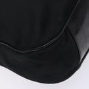 GUCCI Bamboo Hand Bag Nylon Black Silver 001 2123 1577 Auth ep9772-16