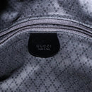 GUCCI Bamboo Hand Bag Nylon Black Silver 001 2123 1577 Auth ep9772-17