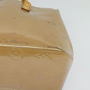 LOUIS VUITTON Monogram Vernis Reade PM Hand Bag Noisette M91334 LV Auth ep9780-9