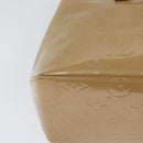 LOUIS VUITTON Monogram Vernis Reade PM Hand Bag Noisette M91334 LV Auth ep9780-15