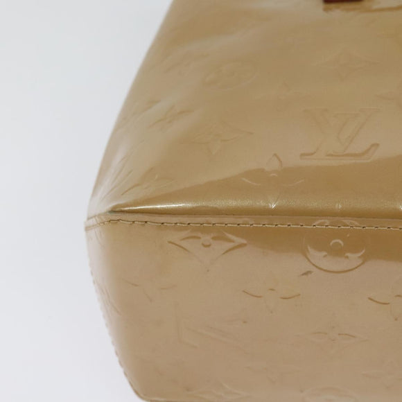 LOUIS VUITTON Monogram Vernis Reade PM Hand Bag Noisette M91334 LV Auth ep9780