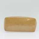 LOUIS VUITTON Monogram Vernis Reade PM Hand Bag Noisette M91334 LV Auth ep9780-5