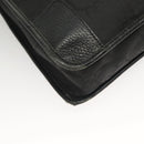 GUCCI GG Canvas Shoulder Bag Black Silver Auth ep9783-15