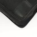 GUCCI GG Canvas Shoulder Bag Black Silver Auth ep9783-16